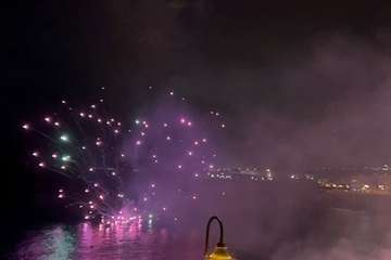 Espectáculo pirotécnico de Melenara 2022/Francisco Javier Santana, TA, Jesús Ruiz y Antonio Alí.